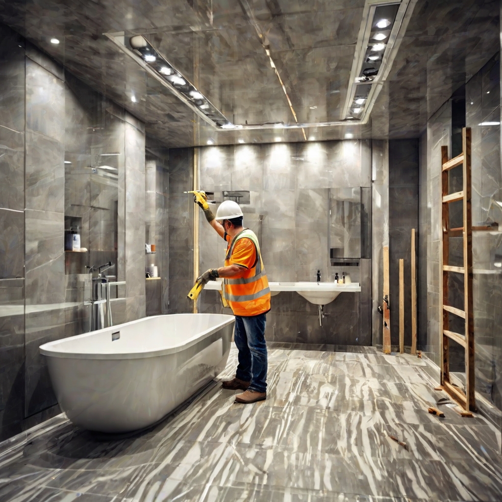 Professional mechanic performing precision automotive work in a well-equipped service bay